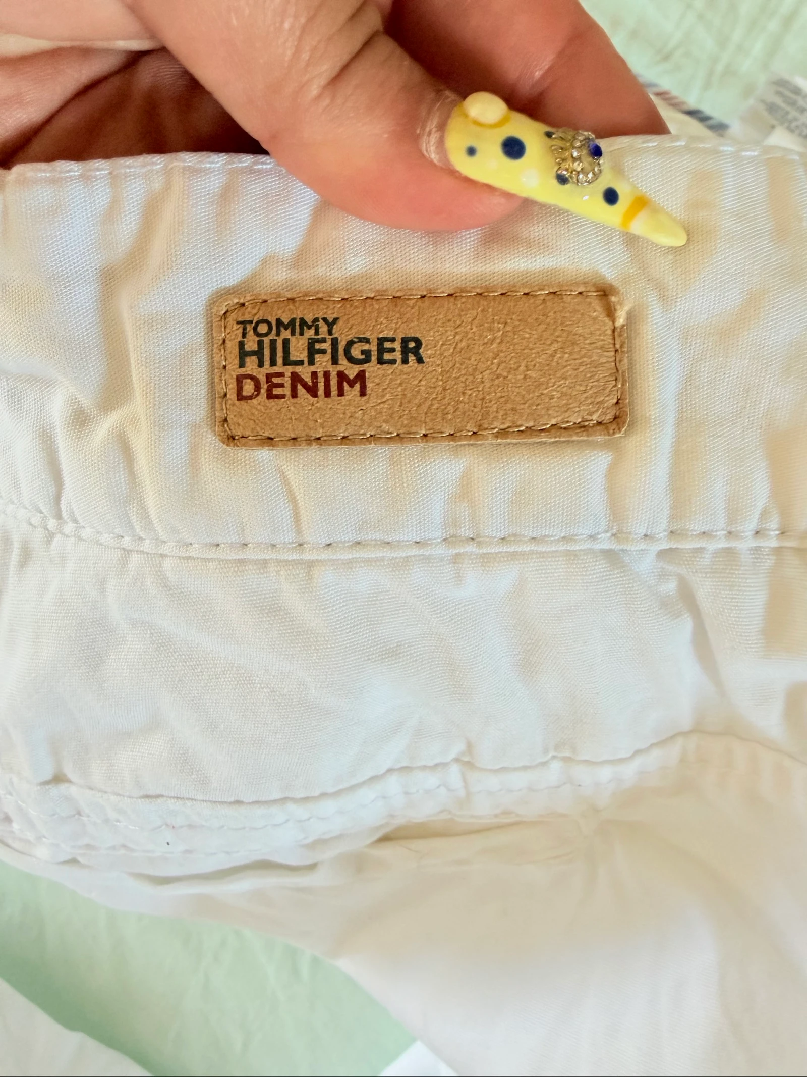 Calça Chino Feminina Branca Tommy Hilfiger Tamanho W29 L24 (FR38) – photo 6